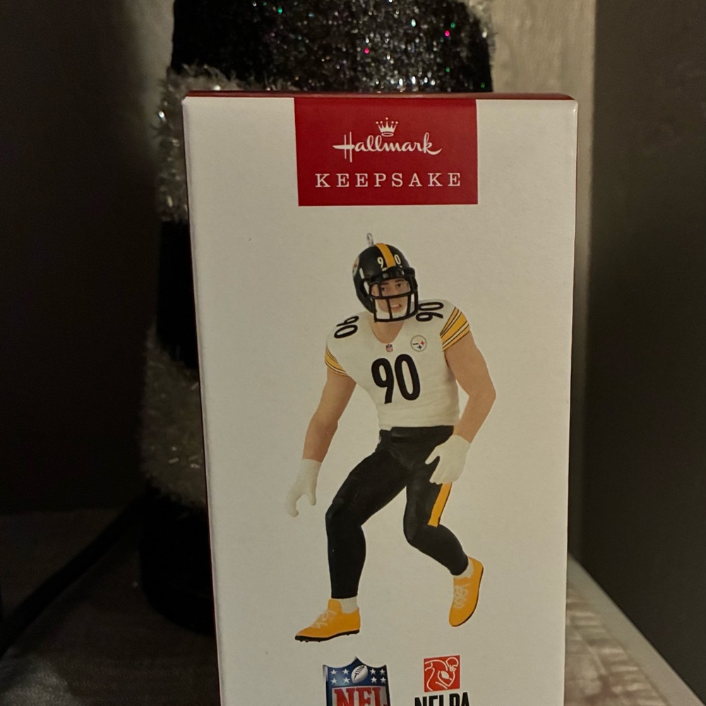 Hallmark Keepsake TJ Watt Pittsburgh Steelers 2025 ornament